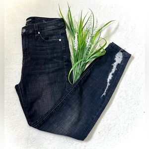 Liverpool High Rise Ankle Grunge Wash Skinny Jean - Size 2/26